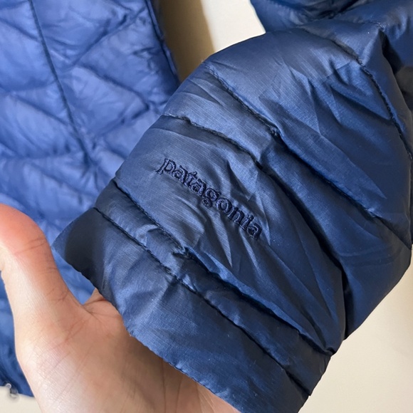 Patagonia Fiona Parka Insulated Down Jacket - Women's Size M - Blue - Picture 6 of 15